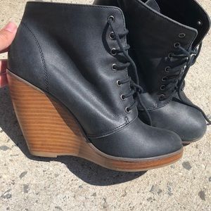 wedge booties